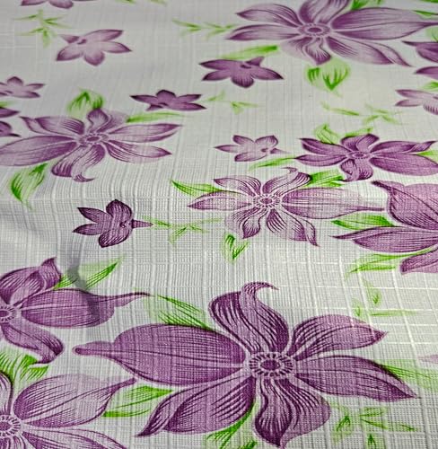 Image of waterproof dustproof ceiling fan cover for 3 blade fan with attachable enclosure set of 1 multi design home decor pakha cover purple flower white finish