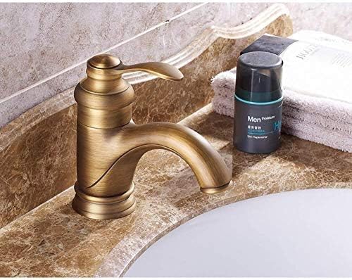 Robinet de lavabo classique mitigeur eau chaude eau froide pont monté durable