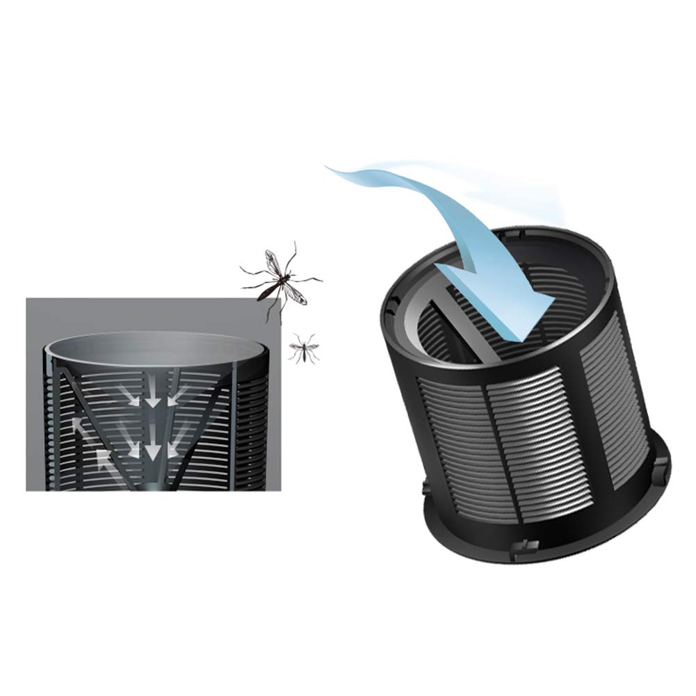 XRX Mosquito Asesino Automático Repelente De Mosquitos Tipo De Enchufe De Interior Fotoeléctrico Mosquito Trap Mosquito Black Black