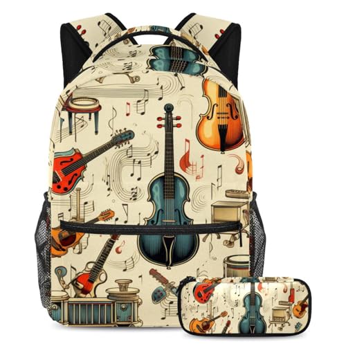 Sac à dos grande capacité avec trousse pour résoudre le manque de place des élèves