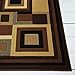Home Dynamix Catalina Virginia Abstract Area Rug, Geometric Black/Brown 3'3