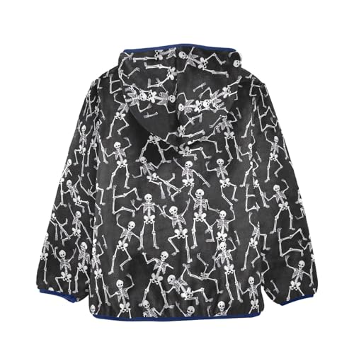 CHIFIGNO Watercolor Cowboys Toddler Snow Jacket, Toddler Zip up Hoodie Light Jacket for Fall Winter Spring 3-10Y2