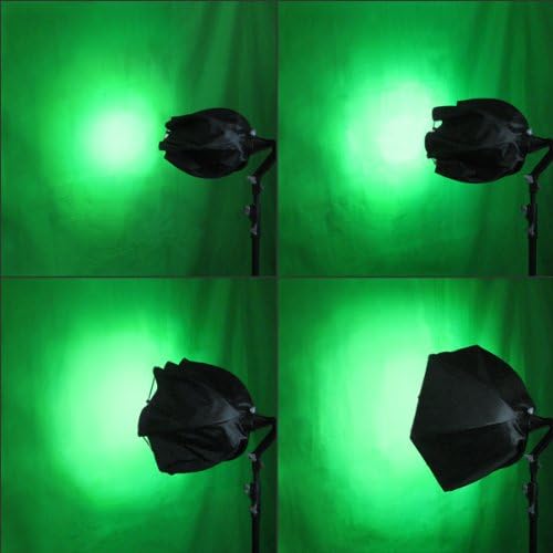 Linco Lincostore 3 pcs Muslin Background Support Kit 3 Softbox Photo Video Lighting Studio Set Kit-9x10 feet Backdrop Stand/Removable, Zoomable, Bulb-Protective Softbox