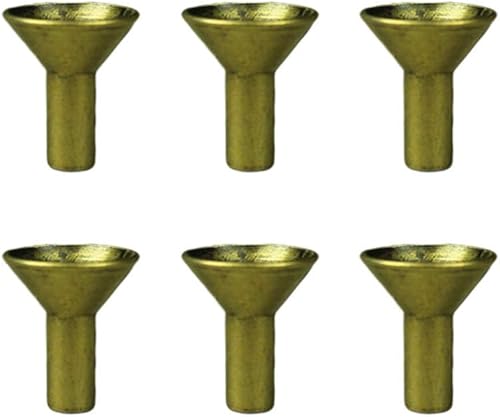 COHEALI Accesorios de joyería, soporte de incienso, 6 piezas de soporte de incensario con forma de filtro de metal, soportes de incienso con núcleo,