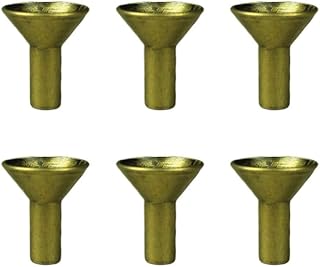 COHEALI Jewelry Accessories Incense Holder 6Pcs Metal Filter Shaped Censer Holders Core Incense Stick Racks Backflow Burner Incense Stick Holders (Small Size) Metal Brackets