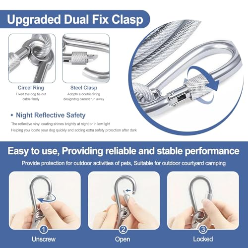 Image of Clothes Drying Rope 10 Meter with Hooks Heavy Duty Strong Steel Core Clothesline for Balcony Bathroom Travel & Camping Rust-Resistant Laundry Drying Wire for Indoor & Outdoor Use, Silver, 3mm