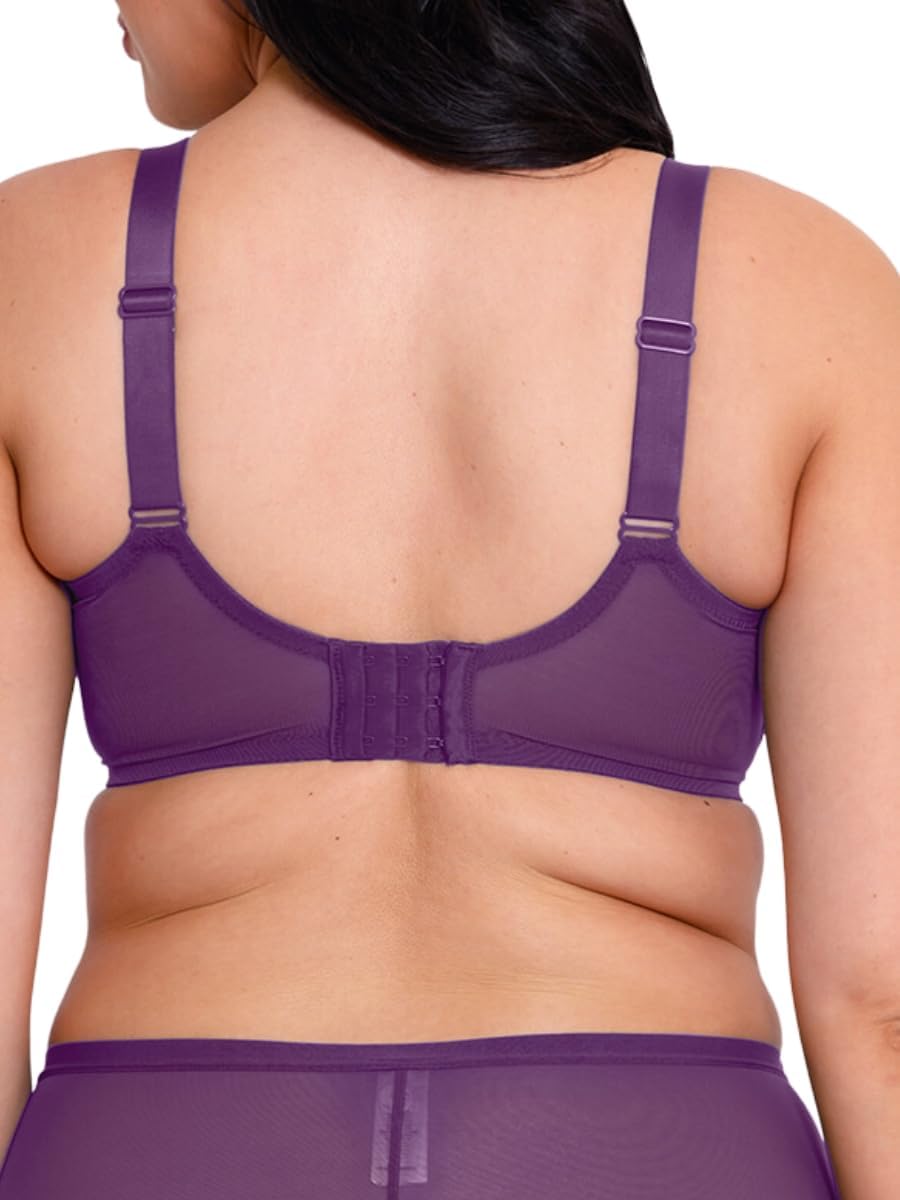 Curvy Kate Wonderfully Side Support Bra 32J, Purple - Image 2