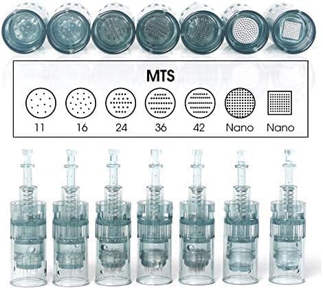 Image of Microneedling Cartridges for Dr Derma Pen Needle I Pin Needle Ultima Replacement Needles for MYM Derma Pen, Facial Skin Care, Anti-Aging, Acne Scar Treatment, Hair Growth, Skin Rejuvenation (Pack Of 10 With 11 MTS)