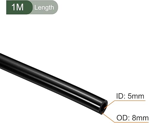 Miniatura 74 de YOKIVE Tubo de silicona, transferencia de agua ideal para bomba (transparente, 0.079x0.118 in IDxOD, 3.3 ft) Claro,Transparente,Gris,forro polar