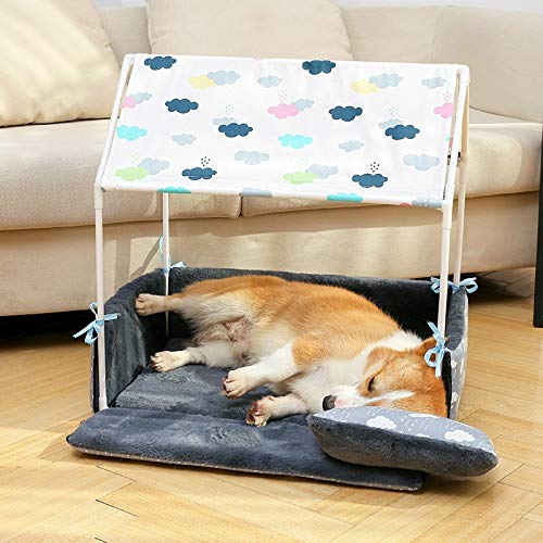 Niche pet amovible LLD CWH011 hamac lit pour chien et chat gris