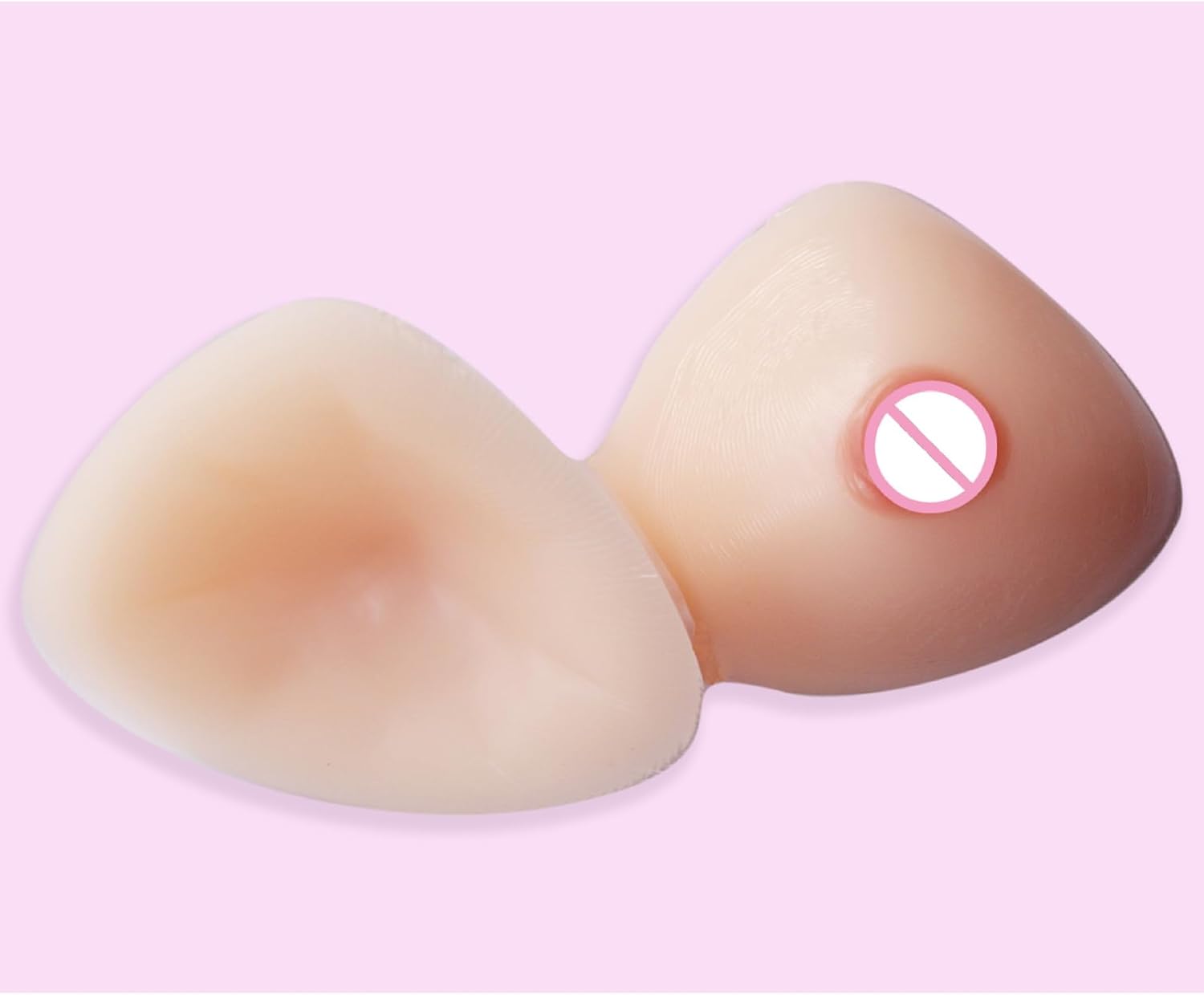 Triangular Silicone Fake Breast Fake Boob Pads Bust Enhancer Push Up Breast Pad Breast Prosthesis Insert Bra Padding Soft Touch Shape Breast Enhancer Flesh-500g