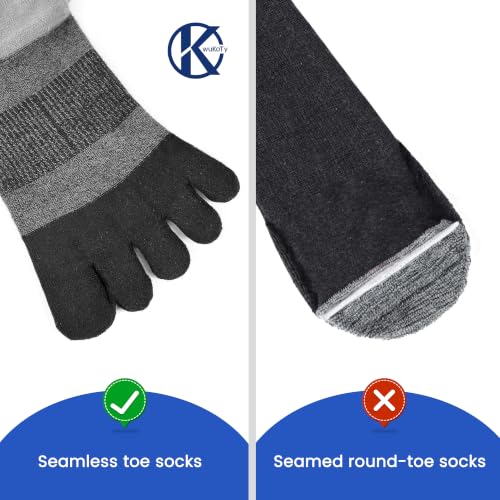 Image of COOLMAX Running Toe Socks, Cushioned, Athletic Ankle, Men Women