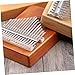 Alasum 6pcs Kalimba Bridge Replacement Parts Key Thumb Piano and Easy to Use Kalimba Accessories Light Brown for Musicians and Diy Crafts