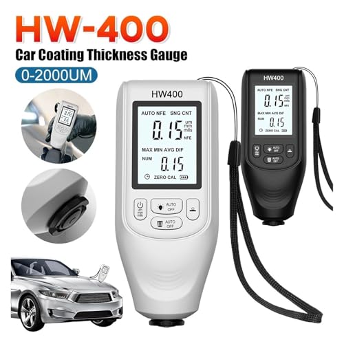 Medidor de Espesor para Pintura de Auto HW-400 Preciso miniatura 2