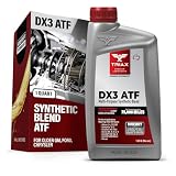 TRIAX DX3 ATF - Compatible with All GM Dexron III and Ford Mercon Applications- Multi-Purpose, Friction Optimized, High Mileage Automatic Transmission Fluid (1 Quart)