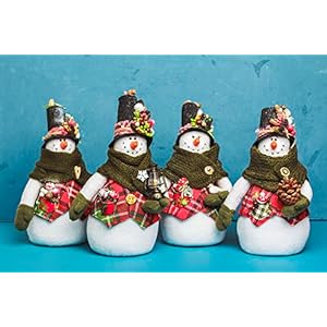 Snowman decoration indoor Plush Primitive Christmas Snowman decor Farmhouse decoration Top hat plush snowman with scarf Snowman decoration indoor Plush Primitive Christmas Snowman decor Farmhouse decoration Top hat plush snowman with scarf