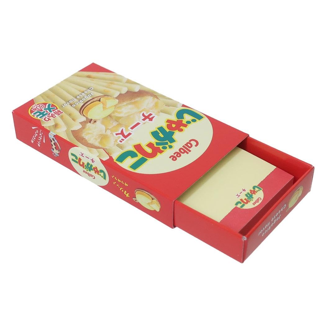 Amazon.co.jp: じゃがりこ[メモ帳]箱入りスライドメモ/チーズ お菓子