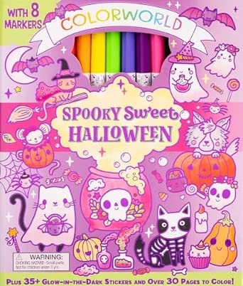 Spooky Sweet Halloween Coloring Book
