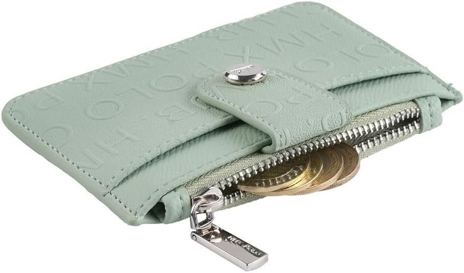 Bagacar Bozuk Para Bölmeli Kullanışlı Küçük Kartlık Cüzdan Mint