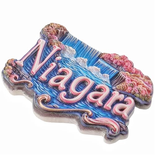 Imán decorativo 3D Niagara Falls Canadá para refrigerador miniatura 3