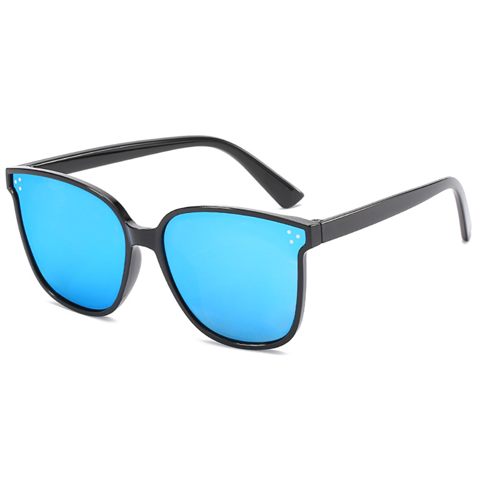 Lunettes de soleil carrées pour enfants - Design tendance - Protection UV - Pour garçons et filles de 4 à 10 ans