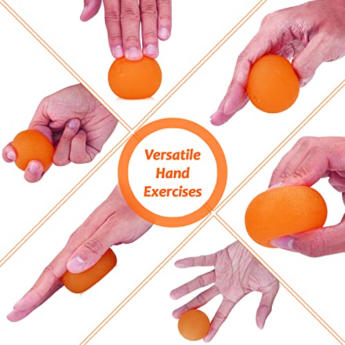 4Pcs-Stress-Balls-for-Adults-Kids-4-Resistance-Level-Yellow-Orange-Blue-Red-Exercise-Ball-Grip-Strengthener-for-Muscle-Focus-Improvement--Strength-Training-Equipment-stress-Balls-Gift-Pack