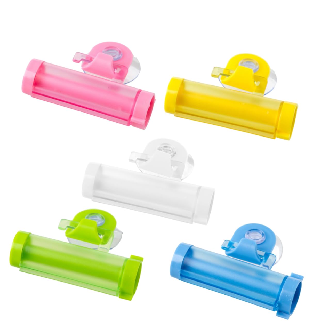 TOVINANNA 6pcs Toothpaste Rolling Squeezer Toothbrush Toothpaste Roller Squeezer Cup Tube Squeezer Tool Toothpaste Pusher Toothpaste Tube Squeezer Toothpaste Dispenser Toothpaste Tube Roller