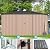 AECOJOY 12' x 12' Shed Metal, Outdoor Storage Sheds & Outdoor Storage 12' x 12' with Lockable Doors, Large Steel Yard Shed, Utility and Tool Storage for Garden, Backyard, Patio, Outside use in Grey