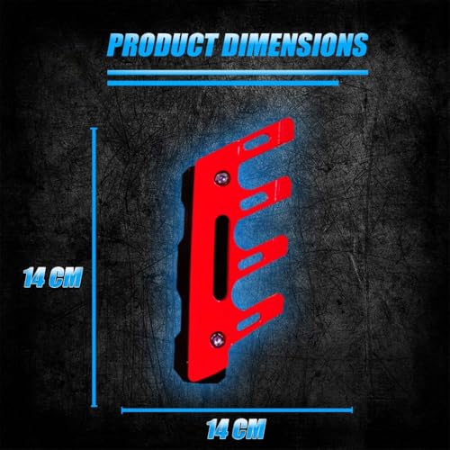 Image of ABS Shocker Protector | Front Fork Fender Protector | Universal Anti-Fall Slider Guard for All Bikes (Red)