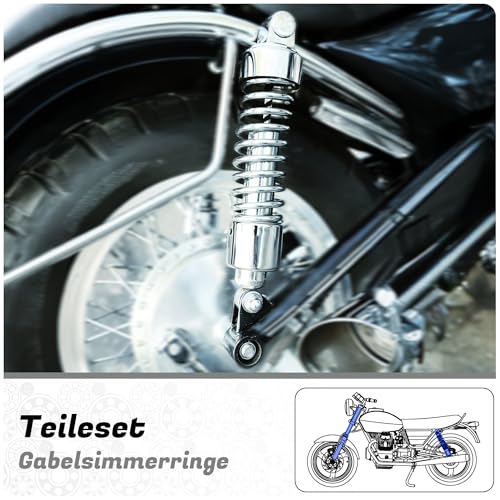 Parts and Parts Bagues de fourche compatibles avec Triumph Rocket III