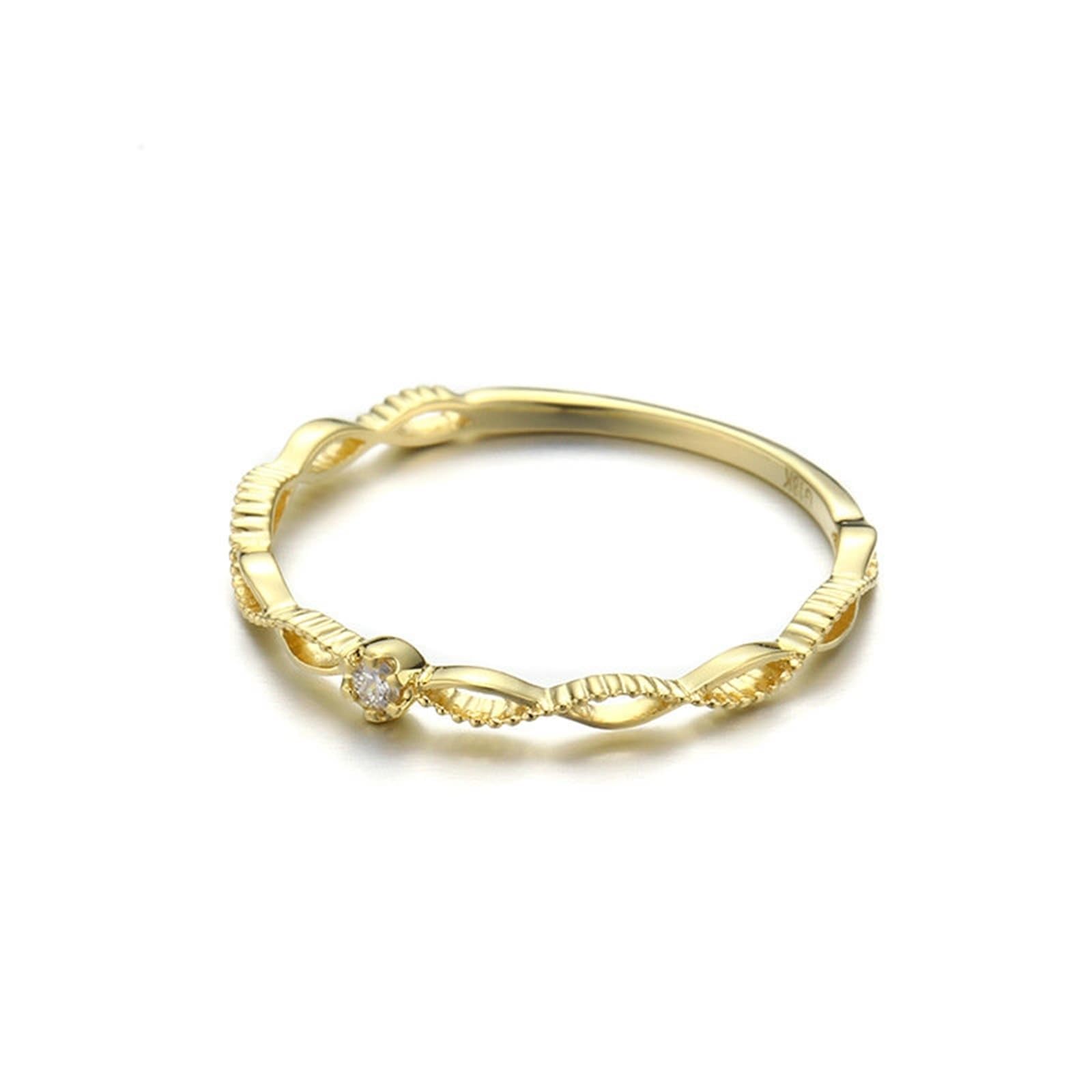 Anillo de oro real para mujer 750, oro amarillo de boda con diamantes, sensible, anillos de compromiso de 18 quilates para mujeres