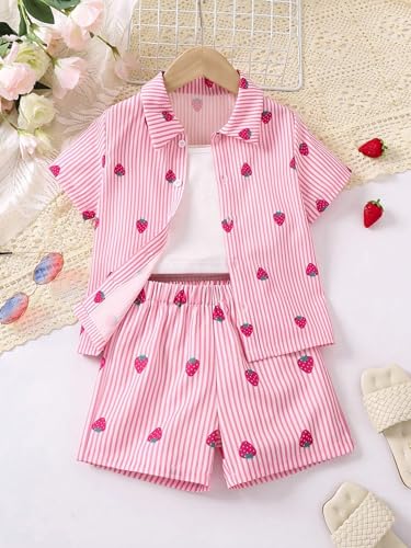 Image of Tagas Girls Casual Simple Style Polyester Solid Camisole Top, Long Sleeve Shirt And Straight Pants||3 Piece Set|| DRESS FOR GIRLS||(GCS-12)