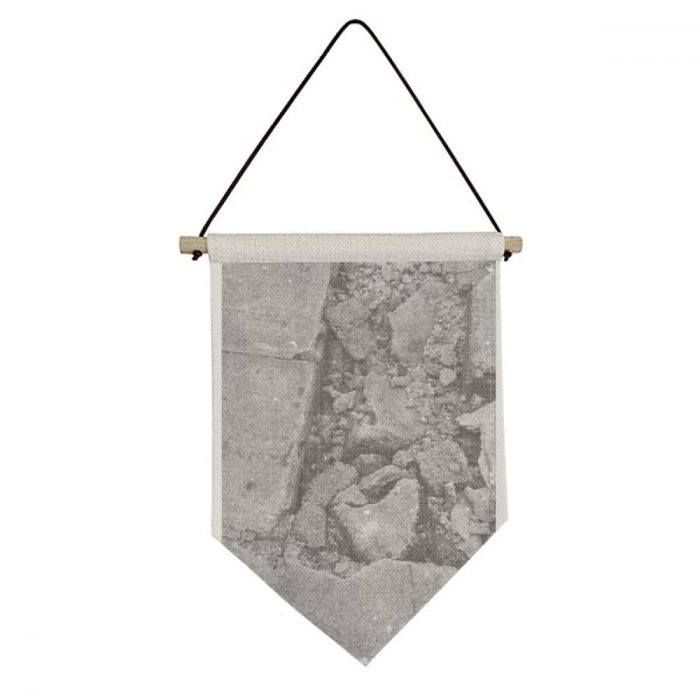 Drapeau en toile décorative style industriel pour studio photo urbain
