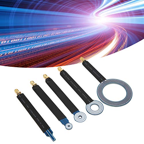 Image of 5Pcs Near Field Magnetic Field Probes Set Near Field Probe SMA Magnetic Field Probe with Storage Box, Connect to Spectrum Analyzer, SMA Conduction Radiation Test Antennas Medidores EMF
