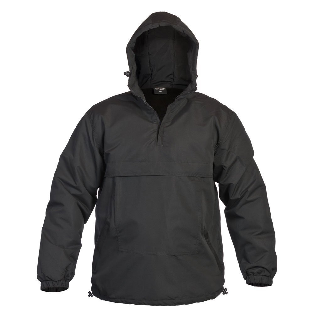 Mil-Tec Men’s Non-Lined Combat Anorak, Men, 10332002-903, Black, M