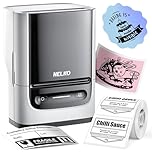 Nelko PM220 Bluetooth Thermal Label Printer, 2 Inch Portable Label Maker Machine for iOS & Android Phone, sticker printer for Clothing, Retail, Address, Barcode, Home, Smart AI APP, White