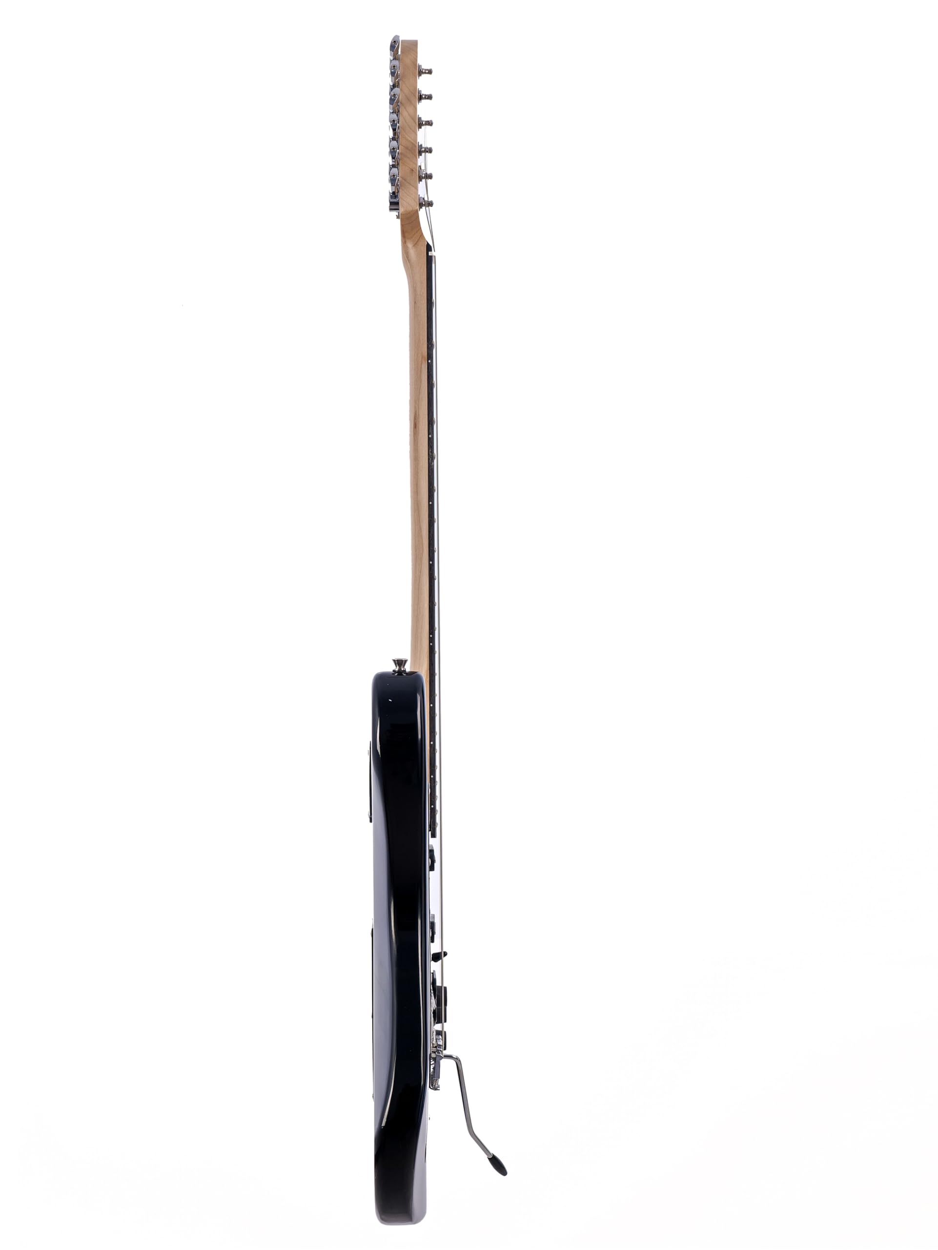Juarez Basswood JRZ-ST01KIT-FBK Full-Size H-S-S Electric Guitar Kit for Beginners | Includes Amplifier, Cable, Strap, Picks & Gig Bag Full Black — Amazon image 3