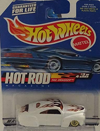 Hot Wheels Hot Rod Magazine Tail Dragger 1:64 Scale miniatura 3