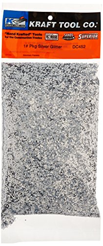 Kraft Tool DC452 Silver Glitter, 1-Pound