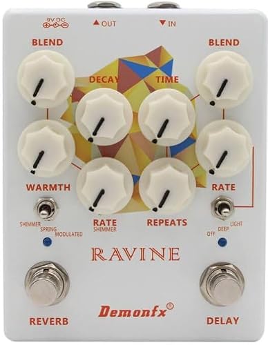 Demonfx RAVINE Delay&Reverb/Delay Reverb �f�B���C ���o�[�u �M�^�[ �G�t�F�N�^�[