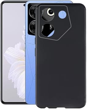 for Tecno Camon 20 Pro 5G 6.67" Case, Soft Silicone Bumper Shell Black Flexible Rubber Phone Protective Cases TPU Cover for Tecno Camon 20 Pro 5G -Black