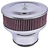 JEGS 50044 Velocity Stack [Round Air Filter]