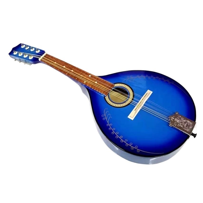 Anfängerinstrument Mandoline Musikinstrument Mandoline Handwerk Fichte Holz Acht Saiten