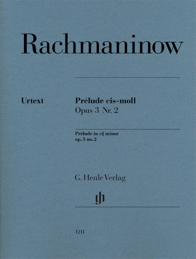 Prélude - C sharp minor - op. 3, no. 2 - piano - ( HN 1211 ): Instrumentation: Piano solo