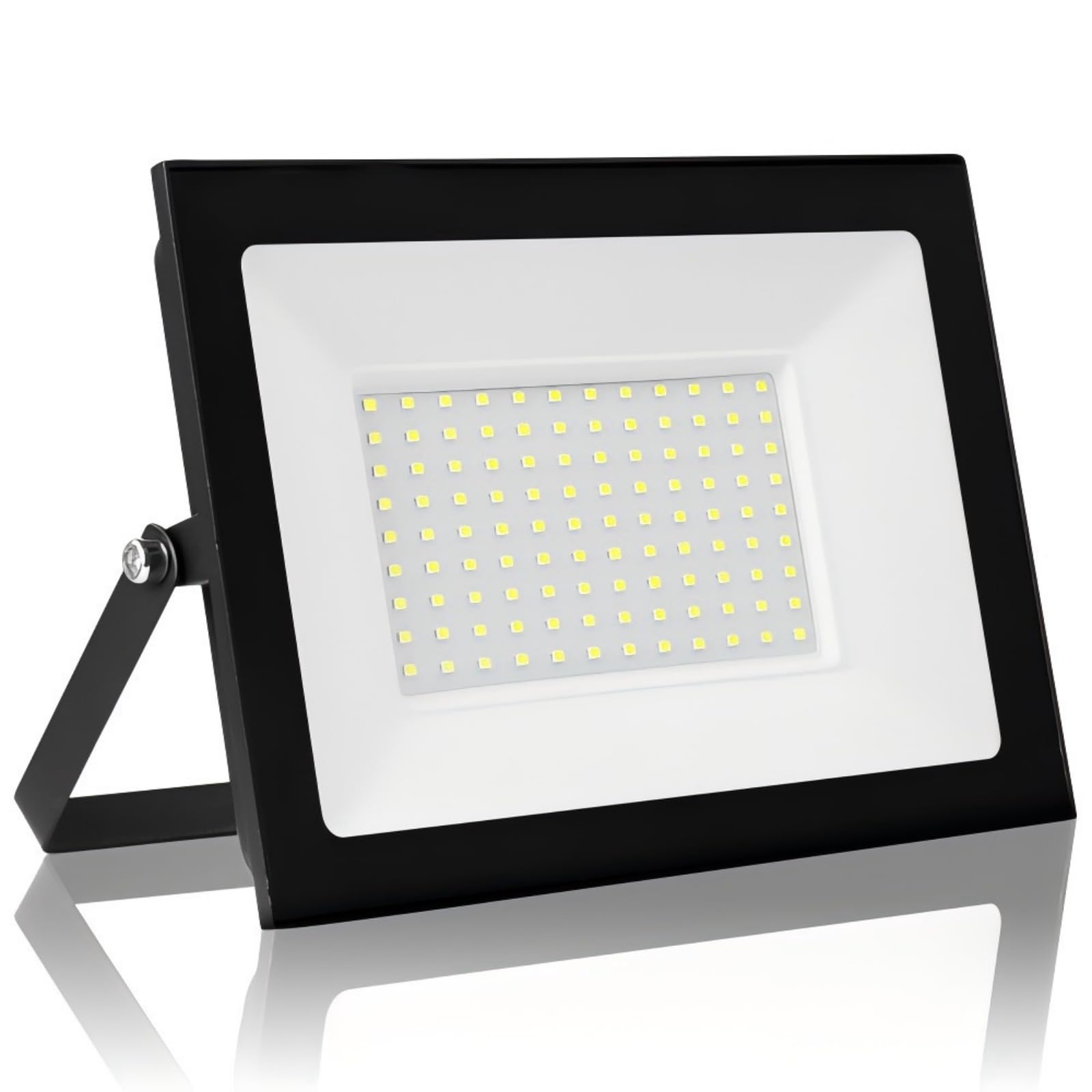 wowspeed 100W Led Floodlight Outdoor, IP66 Waterproof Security Light, 220V Cold White 6500K Wall Light 10000lm Work Lighting, Outside LED Lights for Garage, Garden, Backyard — image 1