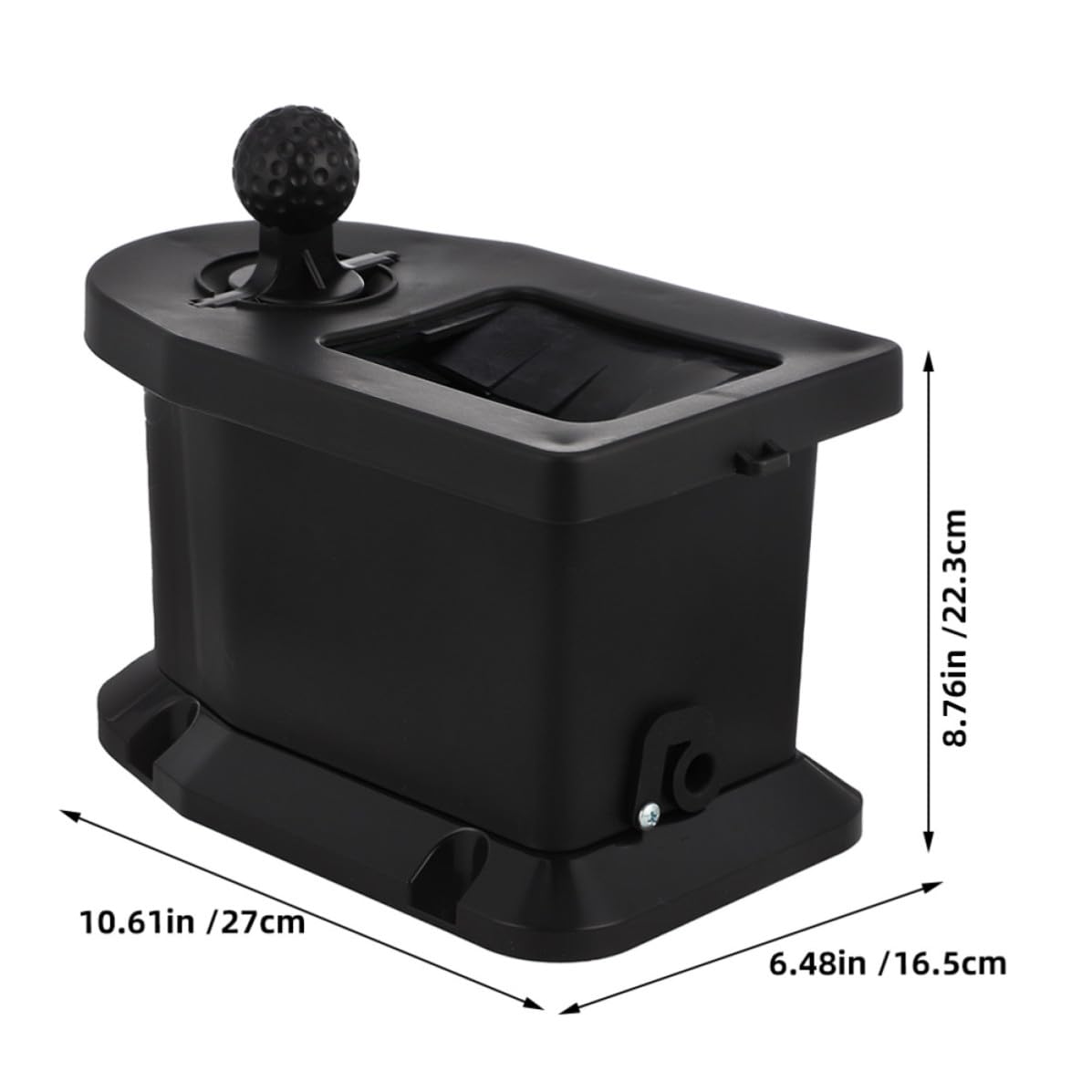 Ciieeo Limpiador Manual de Palos de Golf y Lavador de Bolas Plástico Negro Limpieza Suave y Eficaz para Uso en Exterior y Viaje de Golf Club