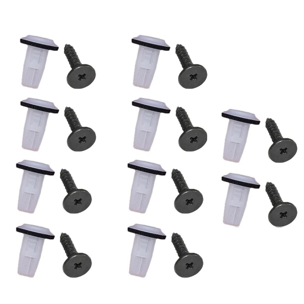 YTQMoreBNZ Car Wheel Arch Mudguard Lining Screw Grommets Clips Car Wheel Arch Mudguard Lining Packing List Wheel Arch Lining X Pcs Nut