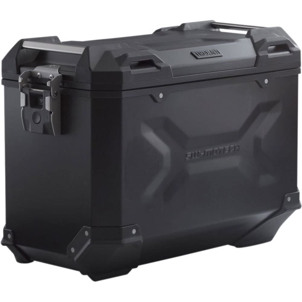 SW-MOTECH TRAX ADV L Aluminium Seitenkoffer 45L, Links, Schwarz