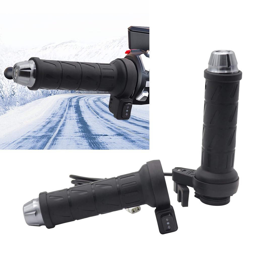 Beheizte Motorradhandgriffe, 12 V, 22 mm, Scooter-Lenkerheizung, Lenkerwärmer, Lenkerwärmer
