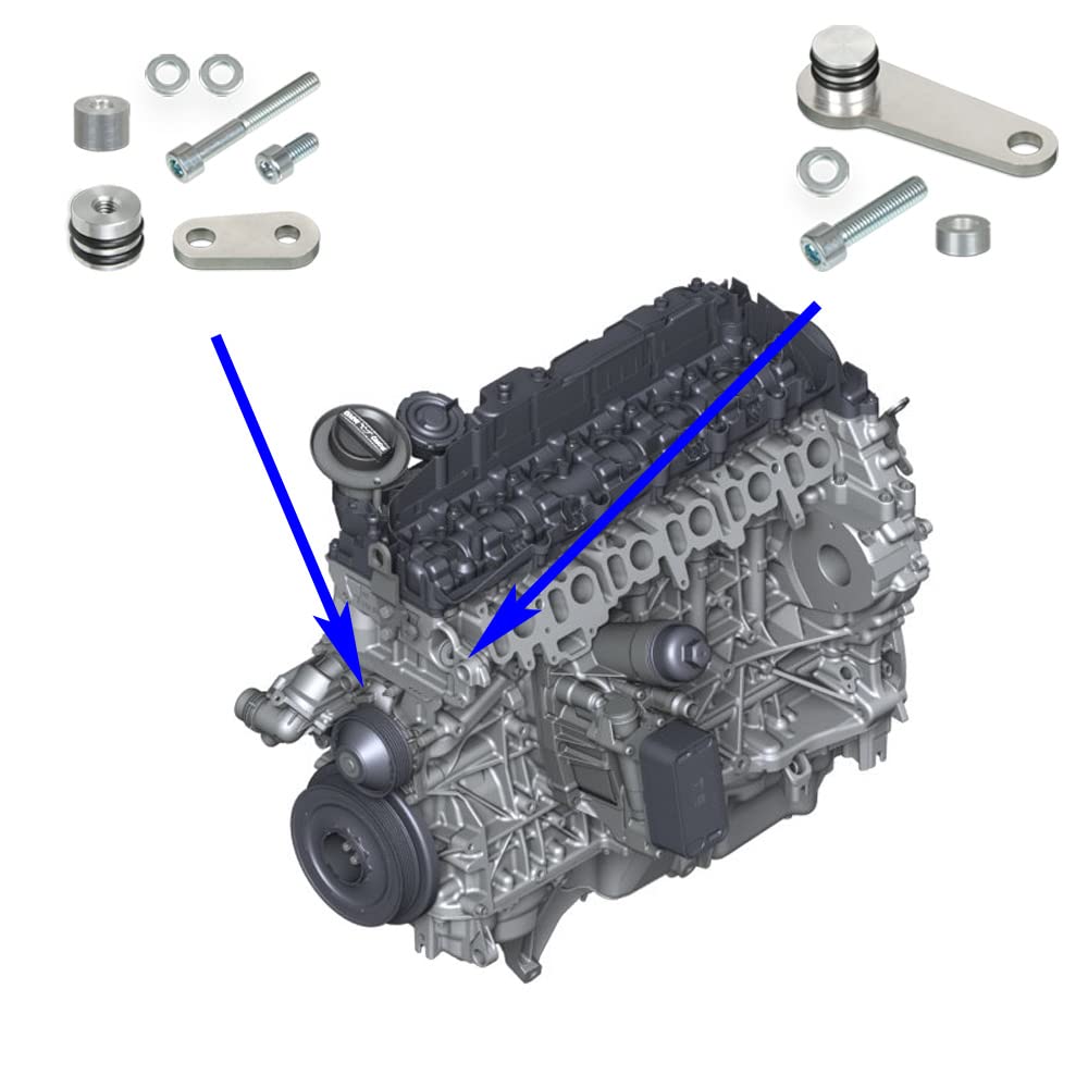 Valvola EGR + Kit Eliminazione Radiatore EGR per motori Diesel BMW 3.0 N57N N57Z